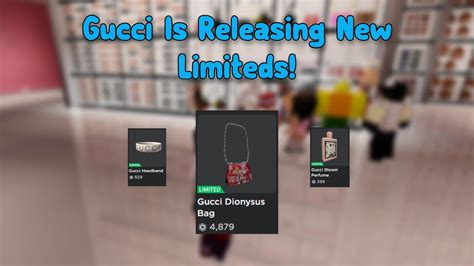 Roblox Gucci event item prices